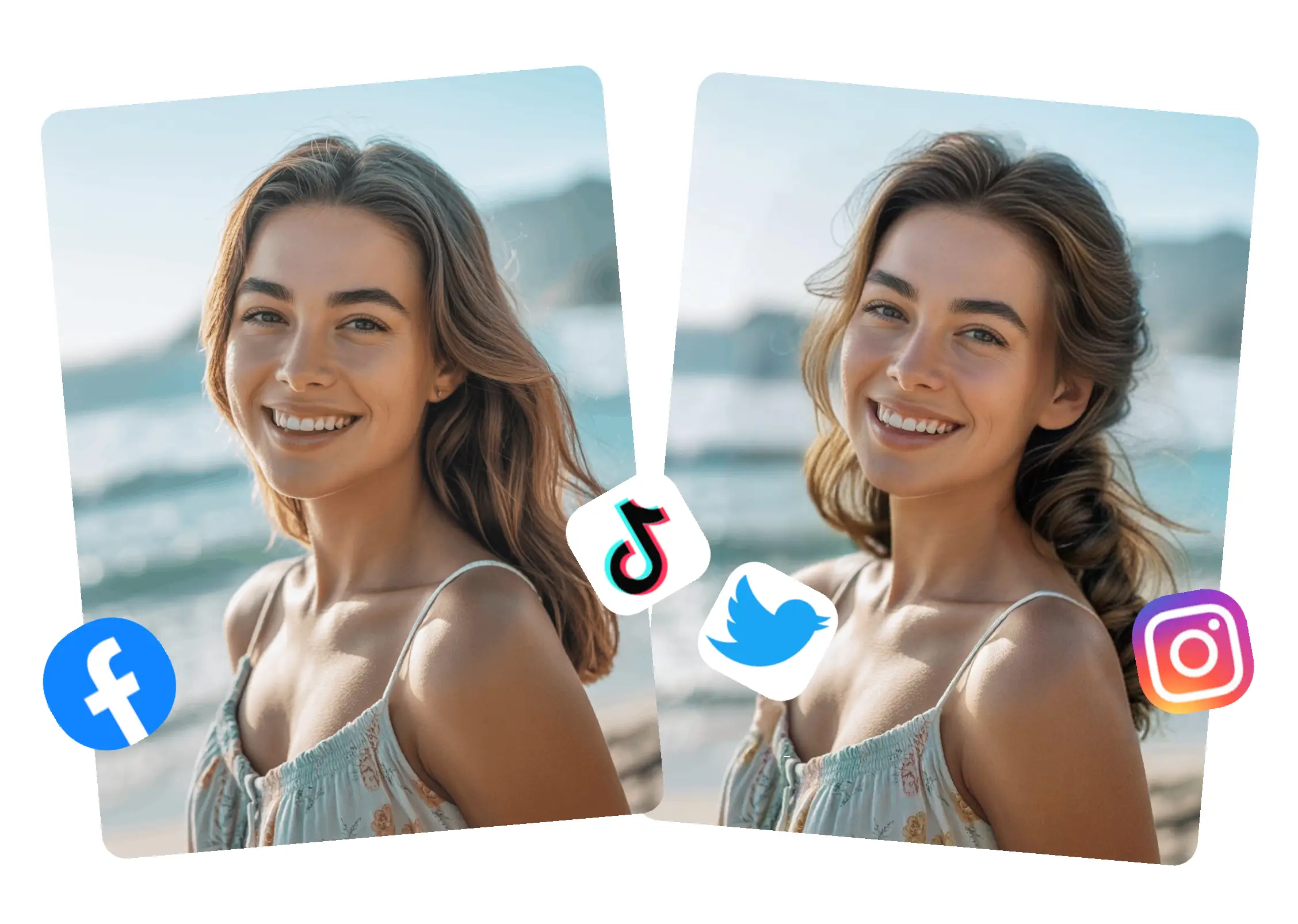 Social media content - fun braid transformation for posts
