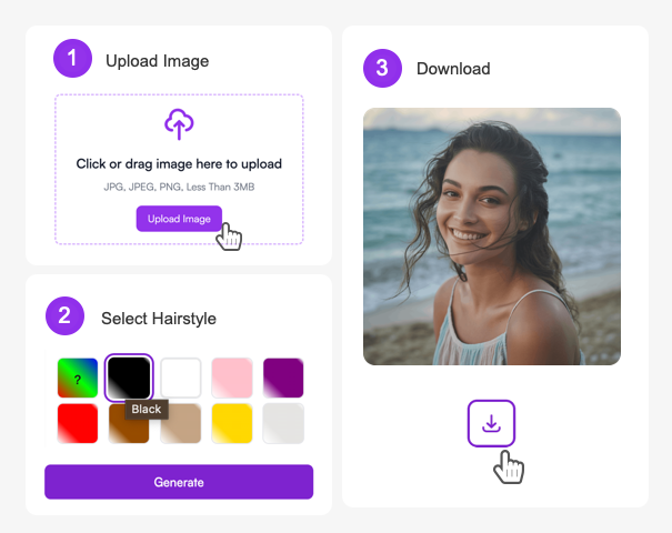 Black hair filter how to - step by step guide on how to use black hair filter