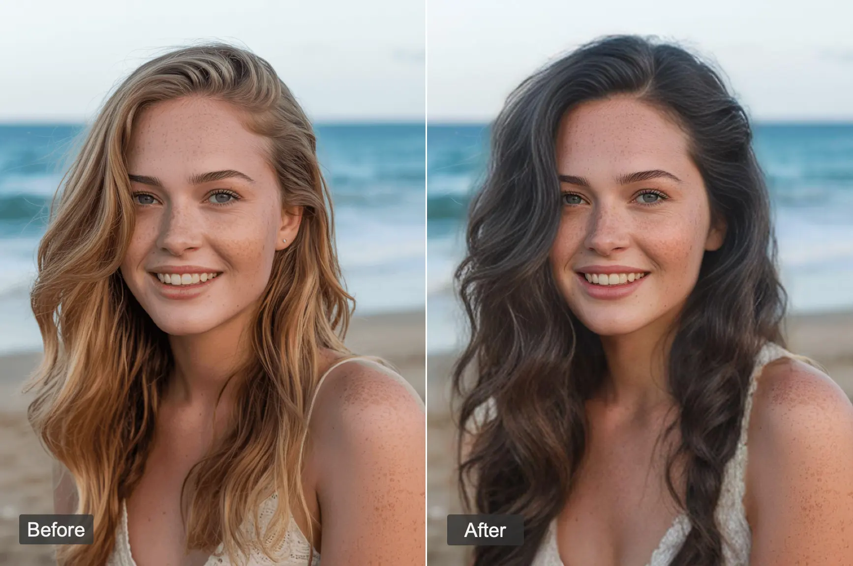 Black hair filter planning - planning new black look with confidence