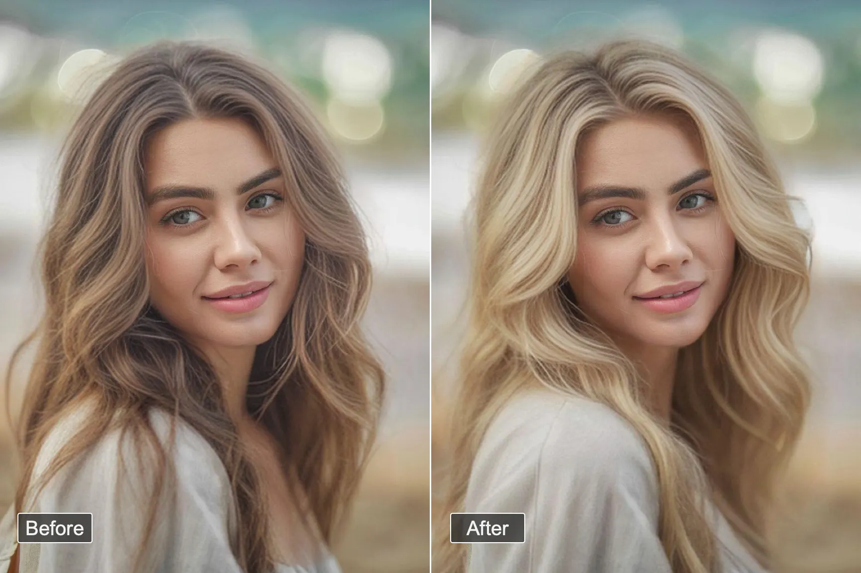 Blonde hair filter events - testing blonde hair for special events