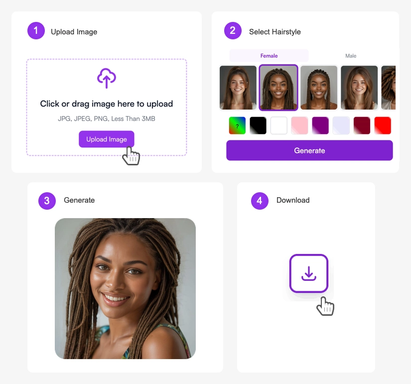How to use dreadlocks filter - step by step demonstration