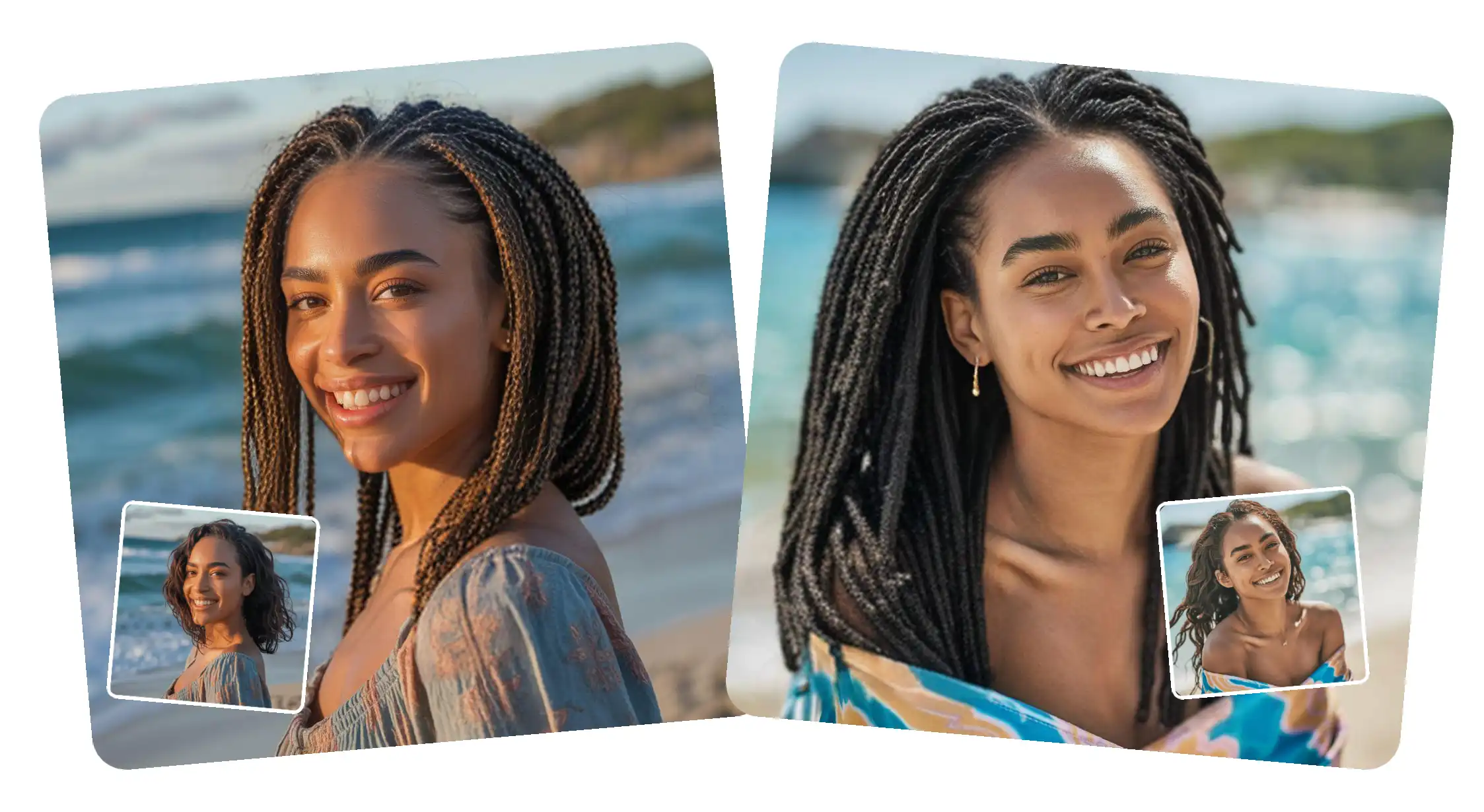 virtual dreadlocks try-on without commitment