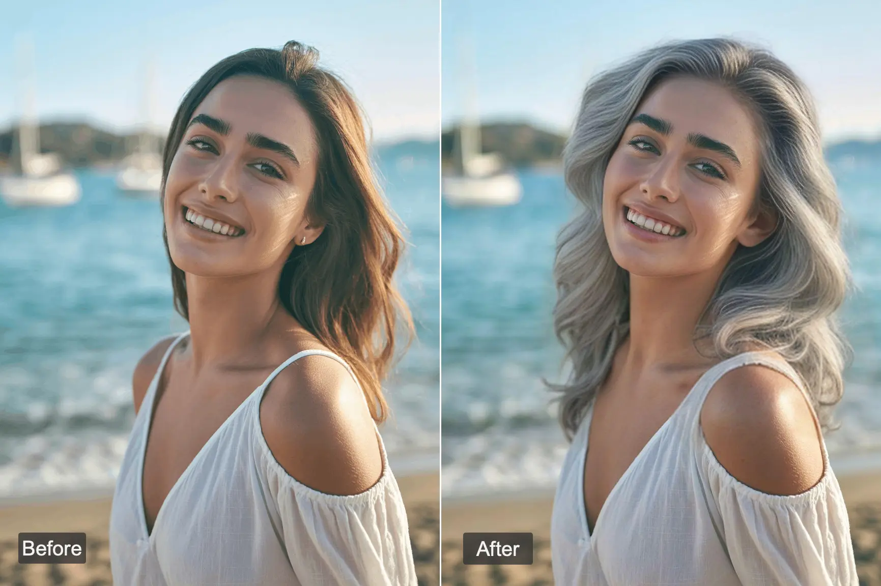 Gray hair hero3 - testing gray hair for cosplay and character looks