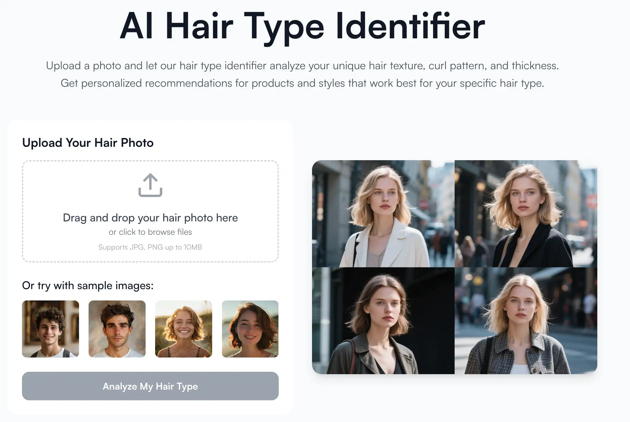 How to use hair type identifier - step by step guide