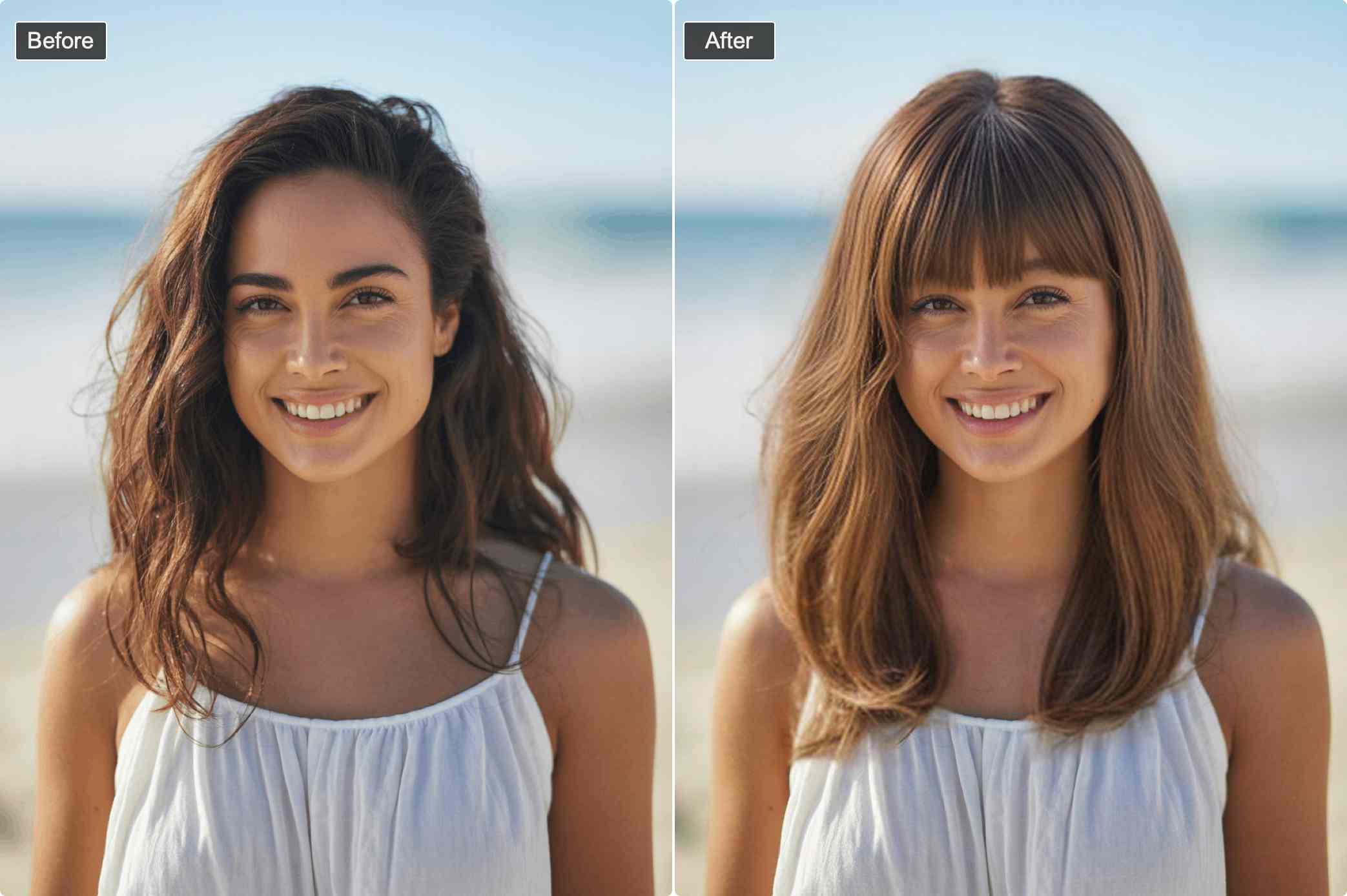 Bangs regret solutions and growing out tips