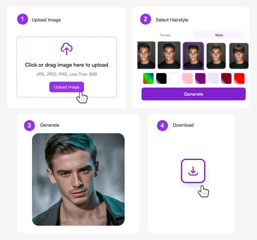 How to use low fade haircut filter - step by step guide