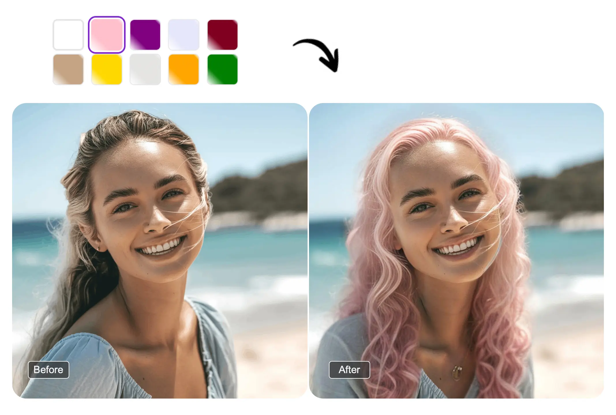 Perm filter color - exploring different perm styles and looks