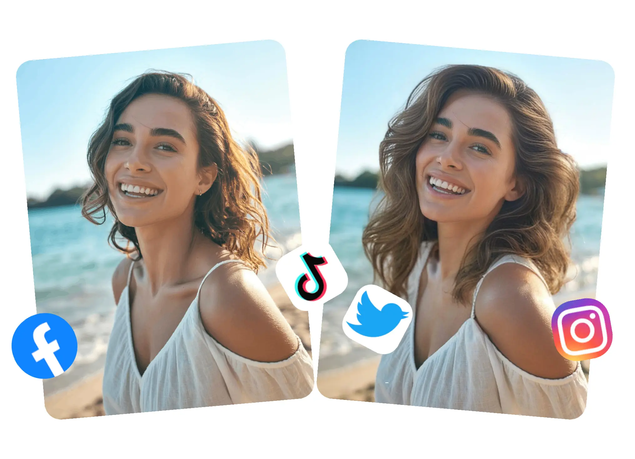 Perm filter social media - perfect perm look for social media posts