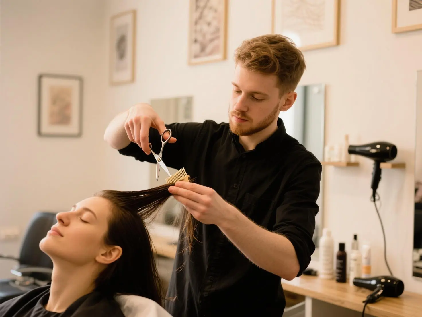 Personalized haircut recommendations based on hair type