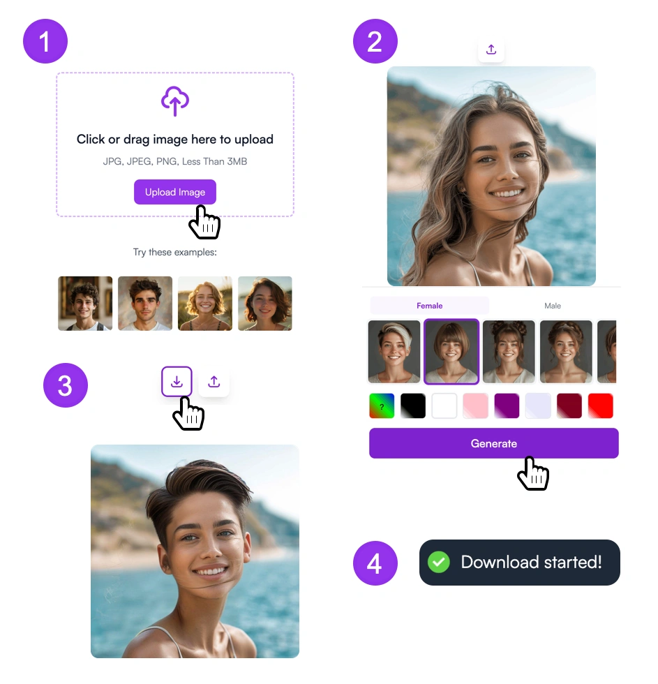 How to use pixie cut filter - step by step demonstration