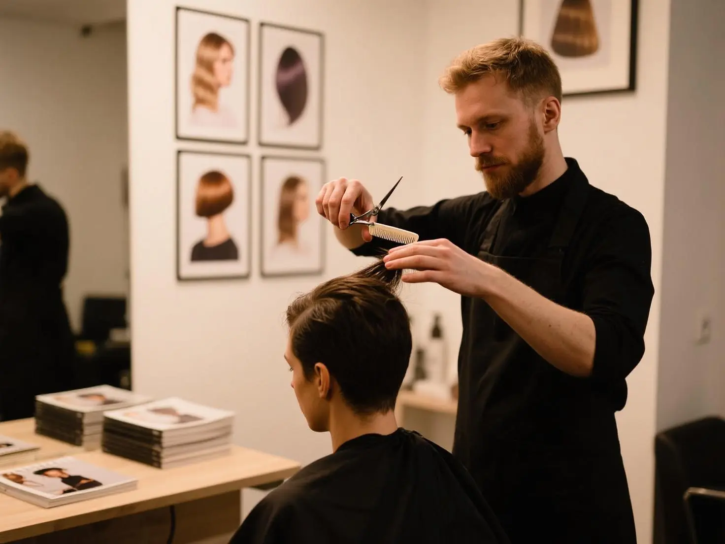 Professional hair consultation using AI hair type identifier