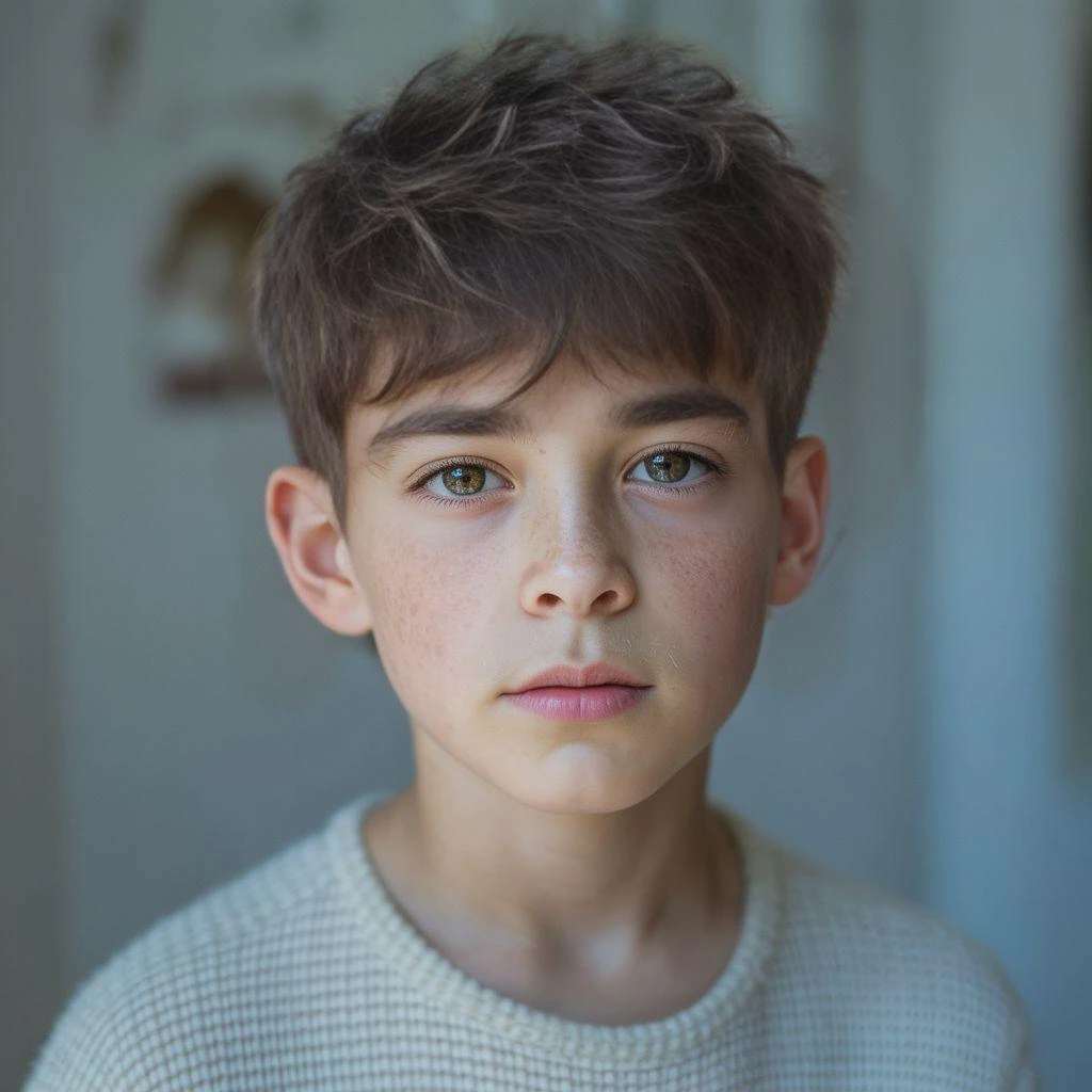 Textured fringe highfade - man with choppy textured fringe transformation