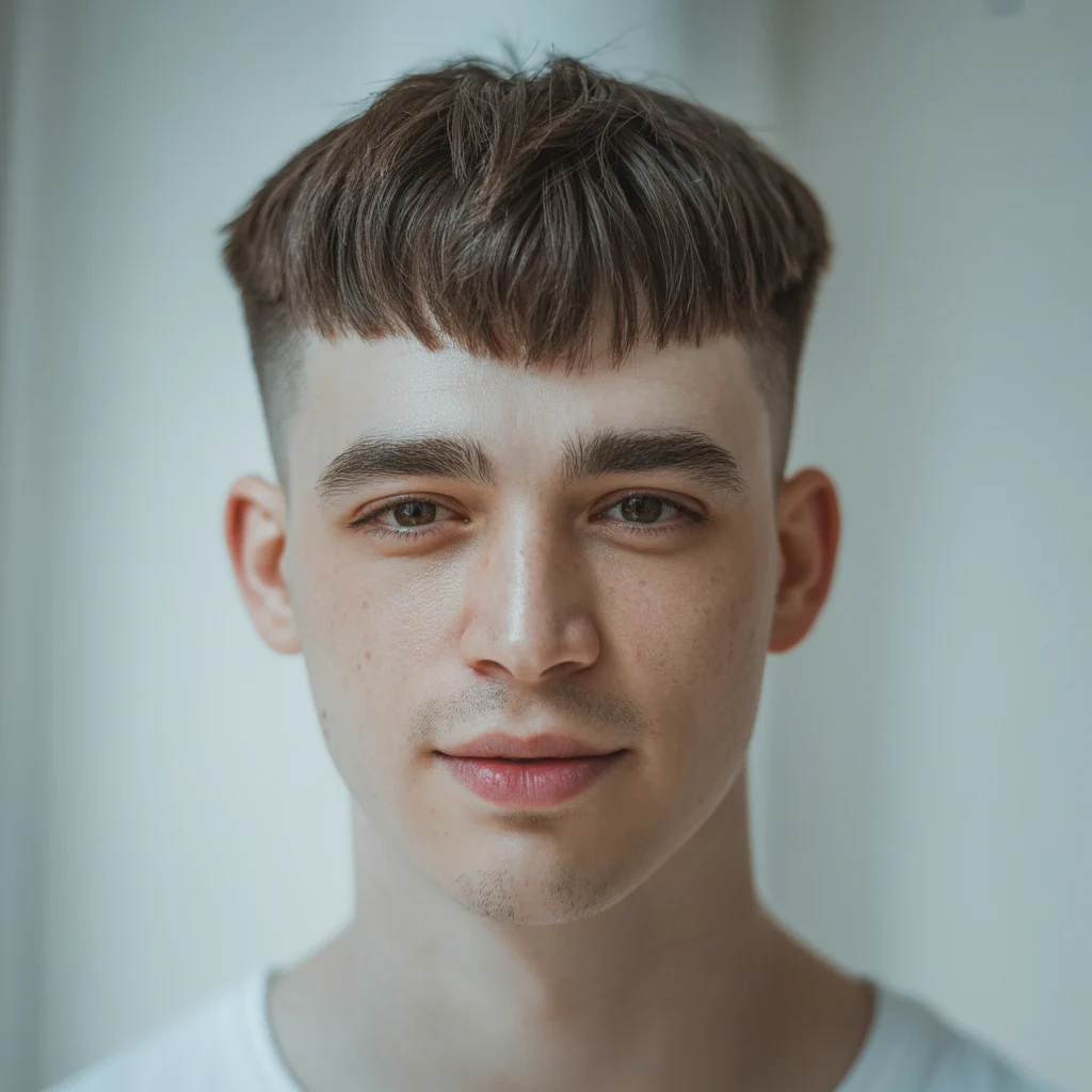Textured fringe highfade3 - man with soft textured fringe transformation