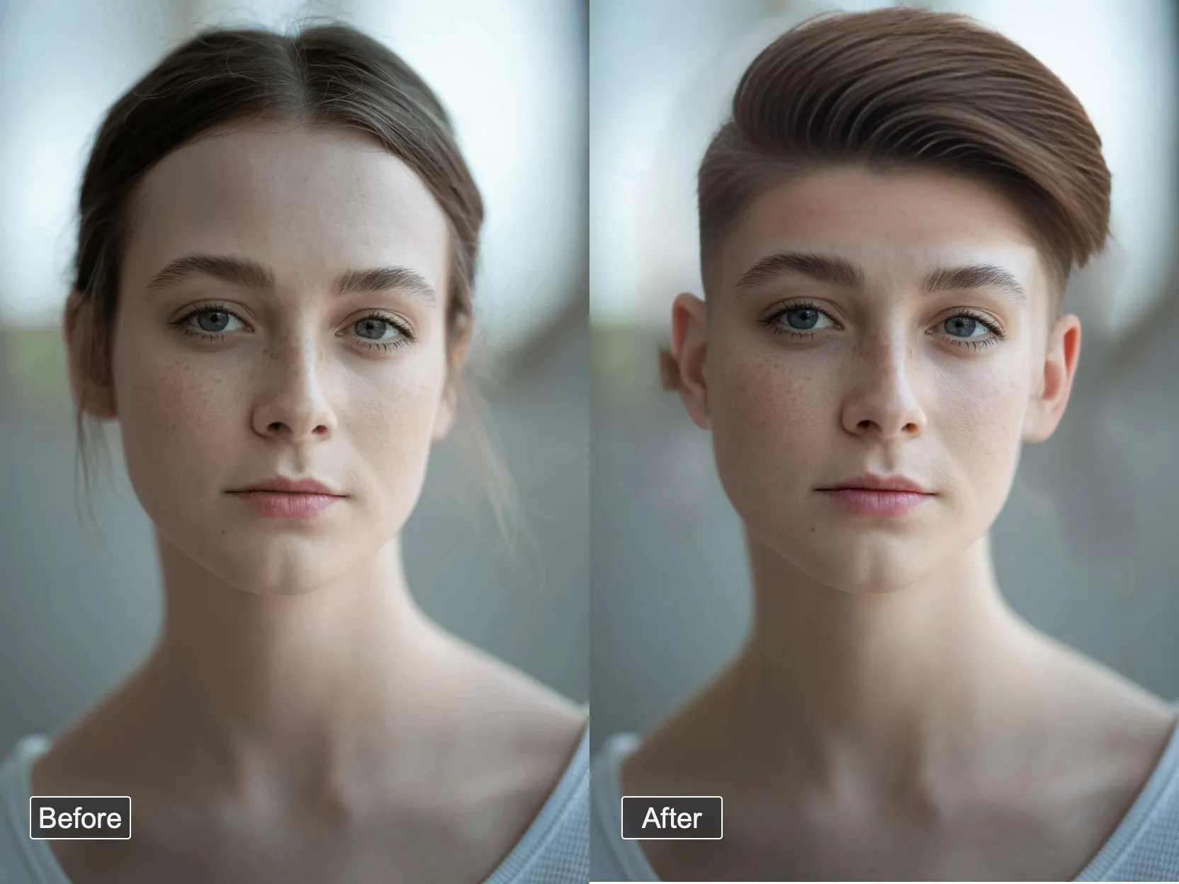 undercut 20 women - woman with edgy undercut hairstyle showing confidence