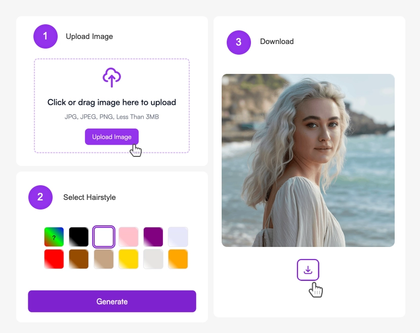 White hair how to - step by step guide on how to use white hair filter